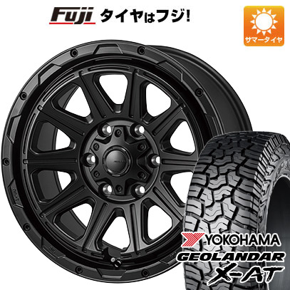 【新品国産車用 6穴139.7車】 夏タイヤ ホイール4本セット 35X12.5R17 ヨコハマ ジオランダー X-AT G016 モンツァ HI-BLOCK レグルス 17インチ