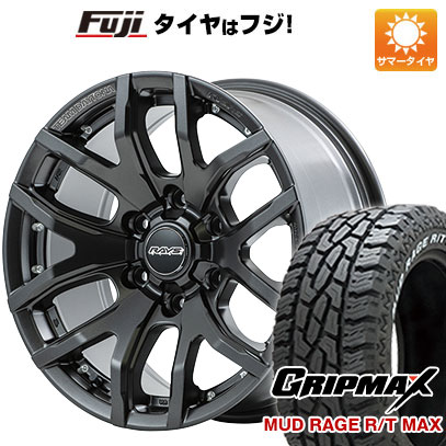 クーポン配布中 【新品】プラド 夏タイヤ ホイール4本セット 265/65R17 グリップマックス マッドレイジR/T MAX RWL(限定) レイズ デイトナ F6ゲイン 17インチ :fuji 11822 139314 32742 32742:フジコーポレーション