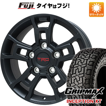 クーポン配布中 【新品】ランクル200 夏タイヤ ホイール4本セット 285/60R18 グリップマックス インセプション X/T RWL(限定2021年製) TRD TRD18 18インチ :fuji 16621 120926 39586 39586:フジコーポレーション