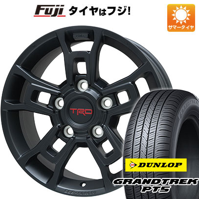 クーポン配布中 【新品】ランクル200 夏タイヤ ホイール4本セット 285/60R18 ダンロップ グラントレック PT5 TRD TRD18 18インチ :fuji 16621 120926 40838 40838:フジコーポレーション