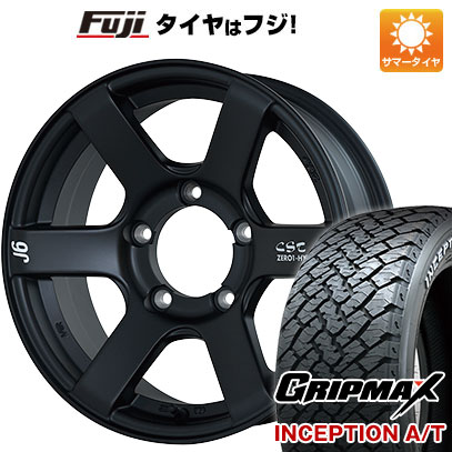 【新品】ジムニーシエラ 夏タイヤ ホイール4本セット 215/70R16 グリップマックス インセプション A/T RWL(限定) CST ZERO 1 ハイパーJ6 6.0J ±0 16インチ :fuji 16701 145396 33661 33661:フジコーポレーション