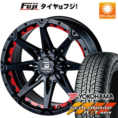 クーポン配布中 【新品国産5穴114.3車】 夏タイヤ ホイール4本セット 225/65R17 ヨコハマ ジオランダー A/T G015 OWL/RBL フォース デナリ 17インチ :fuji 2182 146488 33320 33320:フジコーポレーション