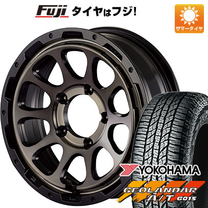 クーポン配布中 【新品】ジムニー 夏タイヤ ホイール4本セット 185/85R16 ヨコハマ ジオランダー A/T G015 WL/RBL モーターファーム ファームD10 16インチ :fuji 16701 120880 37521 37521:フジコーポレーション