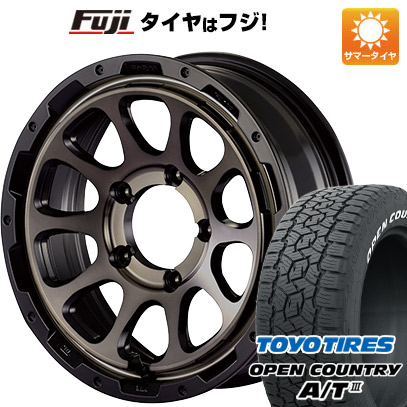 【新品】ジムニー 夏タイヤ ホイール４本セット 175/80R16 トーヨー オープンカントリー A/T III RWL/RBL モーターファーム ファームD10 16インチ :fuji 16701 120880 42835 42835:フジコーポレーション