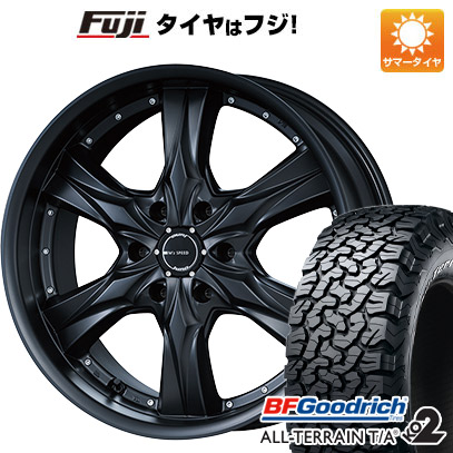 【新品国産6穴139.7車】 夏タイヤ ホイール4本セット 275/55R20 BFグッドリッチ オールテレーンT/A KO2 RBL エムズスピード ジュノウ クリスタルライン 20インチ :fuji 11803 126735 25264 25264:フジコーポレーション