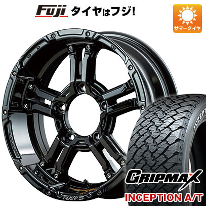 【新品】ジムニーシエラ 夏タイヤ ホイール4本セット 225/70R16 グリップマックス インセプション A/T RWL(限定) レイズ デイトナ FDX J コレクション 16インチ :fuji 16701 139252 42221 42221:フジコーポレーション