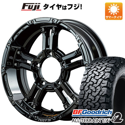 【新品】ジムニーシエラ 夏タイヤ ホイール４本セット 215/70R16 BFグッドリッチ オールテレーンT/A KO2 RWL/RBL レイズ デイトナ FDX J コレクション 16インチ :fuji 16701 139252 22212 22212:フジコーポレーション