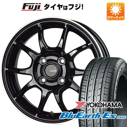 【新品 軽自動車】 夏タイヤ ホイール４本セット 145/80R13 ヨコハマ ブルーアース ES32 ホットスタッフ ジースピード P-06 13インチ｜fujicorporation