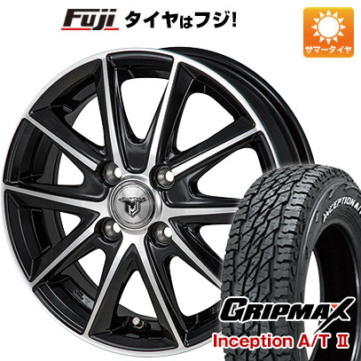 新品 軽トラ 軽バン サマータイヤ ホイール4本セット 145/80R12 グリップマックス インセプション A/TII RWL 80/78N(限定) モンツァ JPスタイル MJ01 12インチ :fuji 21681 137114 35569 35569:フジコーポレーション