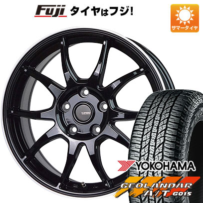 【新品国産5穴114.3車】 夏タイヤ ホイール４本セット 225/60R18 ヨコハマ ジオランダー A/T G015 RBL ホットスタッフ ジースピード P 06 18インチ :fuji 1341 146453 31742 31742:フジコーポレーション