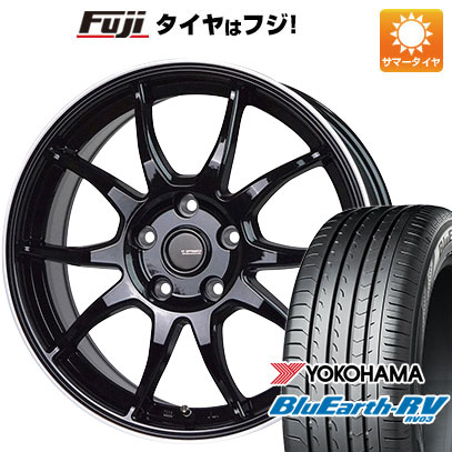 【パンク保証付】【新品国産5穴100車】 夏タイヤ ホイール4本セット 205/50R17 ヨコハマ ブルーアース RV 03 ホットスタッフ ジースピード P 06 17インチ :fuji 1671 146452 39075 39075:フジコーポレーション