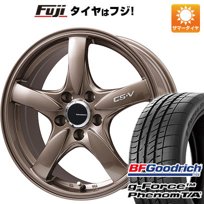 【新品国産5穴114.3車】 夏タイヤ ホイール４本セット 215/50R17 BFグッドリッチ(フジ専売) g FORCE フェノム T/A レアマイスター CS V(ブロンズ) 17インチ :fuji 1842 128676 41274 41274:フジコーポレーション