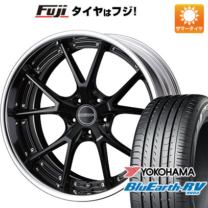 【パンク保証付】【新品国産5穴100車】 夏タイヤ ホイール4本セット 245/45R19 ヨコハマ ブルーアース RV-03 ウェッズ マーベリック 905S 19インチ｜fujicorporation