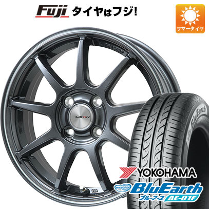 BluEarth - 【新品国産車用 4穴100車】 夏タイア 車輪4本仕掛ける 195/55R16 ヨコハマ 青碧地びた AE-01F レアマイスター LM運動競技LM-QR 16in 夏タイヤ、ホイールセット-自動車-タイヤ、ホイール