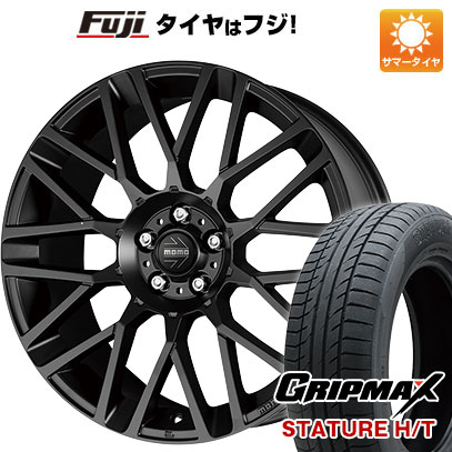 クーポン配布中 【新品国産5穴114.3車】 夏タイヤ ホイール4本セット 225/65R17 グリップマックス スタチャー H/T BSW（限定） モモ リベンジ 17インチ :fuji 2182 140122 38301 38301:フジコーポレーション