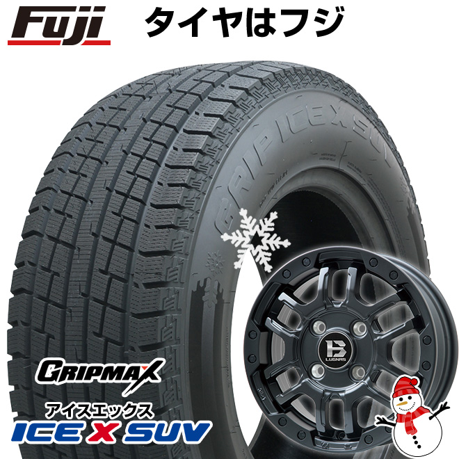 【新品 軽自動車】 軽トラ スタッドレスタイヤ ホイール4本セット 145/80R12 グリップマックス アイスX SUV BSW 80/78N(限定2022年製) B LUGNAS FRD 12インチ :fuji 8293 137771 38746 38746:フジコーポレーション