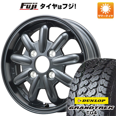 GRANDTREK 【新品 軽自動車】軽トラ 夏タイヤ ホイール4本セット 145