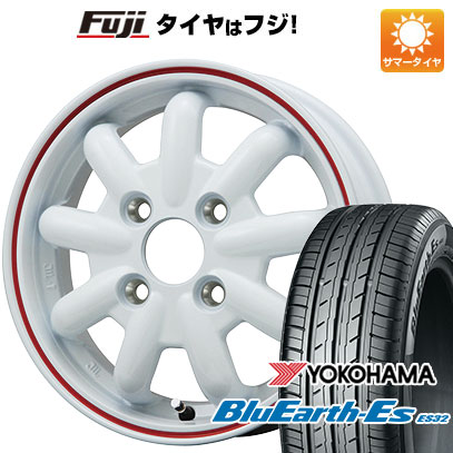 【新品 軽自動車】夏タイヤ ホイール4本セット 145/80R12 ヨコハマ ブルーアース ES32 ブランドルライン ストレンジャーKST-9改 12インチ｜fujicorporation