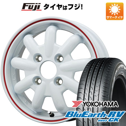 【パンク保証付】【新品 軽自動車】夏タイヤ ホイール4本セット 165/60R15 ヨコハマ ブルーアース RV-03CK ブランドルライン ストレンジャーKST-9改 15インチ