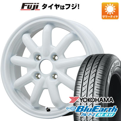 BluEarth - 【新品 軽自動車】ソリオ ハスラー 夏タイア 車輪4本仕掛ける 165/70R14 ヨコハマ 青碧地びた AE-01F ブランドルライン 見ず知らずKST-9改 14in 車、バイク、自転車-夏タイヤ、ホイールセット-タイヤ、ホイール