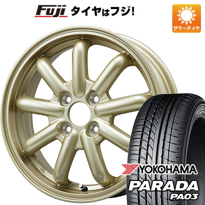 PARADA PA03 【新品 軽自動車】夏タイヤ ホイール4本セット 165/55R14