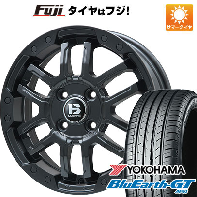 【新品国産5穴114.3車】 夏タイヤ ホイール4本セット 215/60R16 ヨコハマ ブルーアース GT AE51 ビッグウエイ B LUGNAS FRD(マットブラック) 16インチ :fuji 1601 137786 28569 28569:フジコーポレーション