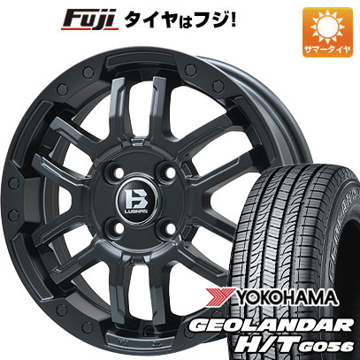 【新品国産5穴114.3車】 夏タイヤ ホイール4本セット 245/70R16 ヨコハマ ジオランダー H/T G056 ビッグウエイ B LUGNAS FRD(マットブラック) 16インチ :fuji 15841 137786 21377 21377:フジコーポレーション