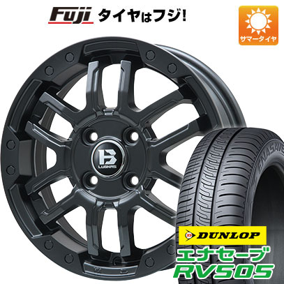 【新品国産5穴114.3車】 夏タイヤ ホイール4本セット 215/60R16 ダンロップ エナセーブ RV505 ビッグウエイ B LUGNAS FRD(マットブラック) 16インチ :fuji 1601 137786 29348 29348:フジコーポレーション