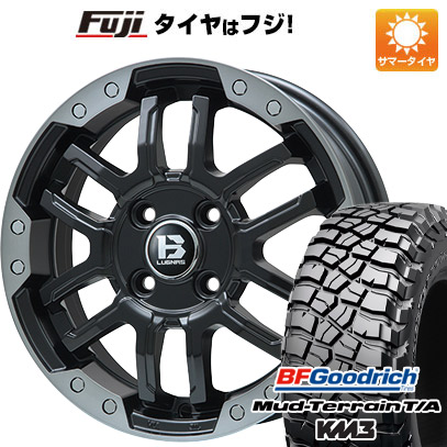 【新品国産5穴114.3車】 夏タイヤ ホイール4本セット 245/70R16 BFグッドリッチ マッドテレーンT/A KM3 ビッグウエイ B LUGNAS FRD 16インチ :fuji 15841 137787 28985 28985:フジコーポレーション