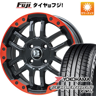 GEOLANDAR - 【新品 軽自動車】ハスラー 夏タイア 車輪4本仕掛ける 165/60R15 ヨコハマ ジオランダー CV G058 ビッグウエイ B-LUGNAS FRD 15in タイヤ、ホイール-車、バイク、自転車-夏タイヤ、ホイールセット