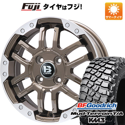 【新品国産5穴114.3車】 夏タイヤ ホイール4本セット 245/70R16 BFグッドリッチ マッドテレーンT/A KM3 ビッグウエイ B LUGNAS FRD 16インチ :fuji 15841 137785 28985 28985:フジコーポレーション