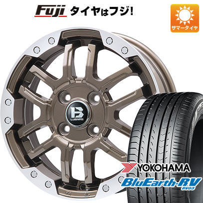 【パンク保証付】【新品国産5穴114.3車】 夏タイヤ ホイール4本セット 215/60R16 ヨコハマ ブルーアース RV-03 ビッグウエイ B-LUGNAS FRD 16インチ｜fujicorporation