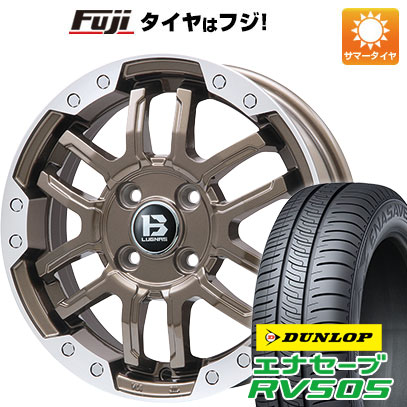 【新品国産5穴114.3車】 夏タイヤ ホイール4本セット 215/60R16 ダンロップ エナセーブ RV505 ビッグウエイ B LUGNAS FRD(ブロンズ/リムポリッシュ) 16インチ :fuji 1601 137785 29348 29348:フジコーポレーション