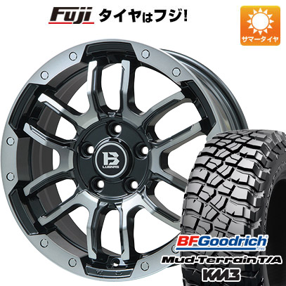 【新品国産5穴114.3車】 夏タイヤ ホイール4本セット 245/70R16 BFグッドリッチ マッドテレーンT/A KM3 ビッグウエイ B LUGNAS FRD 16インチ :fuji 15841 137784 28985 28985:フジコーポレーション