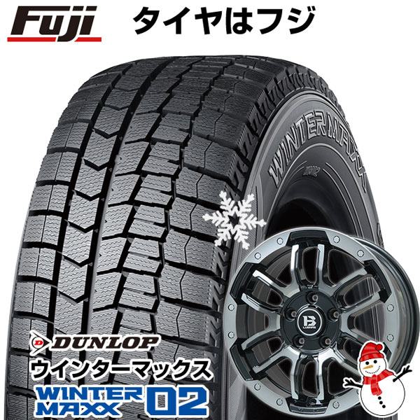 【新品】輸入車用 レネゲード スタッドレスタイヤ ホイール4本セット 215/65R16 ダンロップ ウインターマックス 02 WM02 ビッグウエイ B LUGNAS FRD 16インチ :fuji 26441 137789 23299 23299:フジコーポレーション