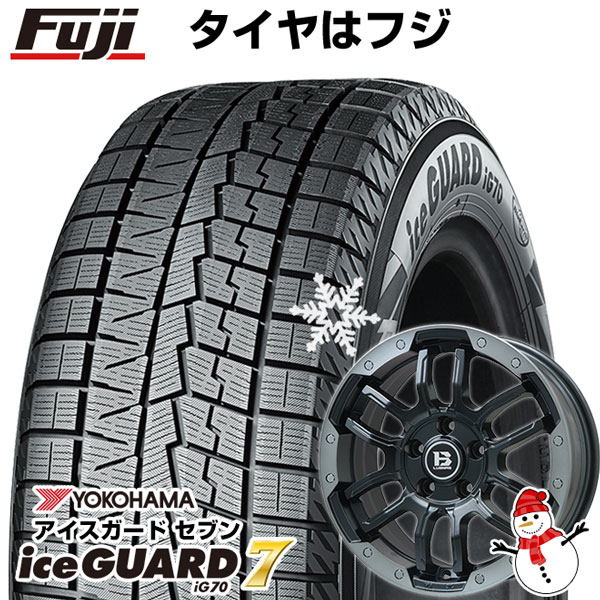 【パンク保証付】【新品国産5穴114.3車】 スタッドレスタイヤ ホイール4本セット 225/65R17 アイスガード セブンIG70 ビッグウエイ B LUGNAS FRD 17インチ :fuji 4241 137817 36233 36233:フジコーポレーション