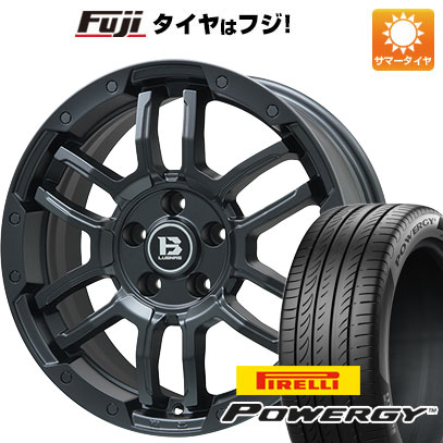 クーポン配布中 【新品国産5穴114.3車】 夏タイヤ ホイール4本セット 225/60R17 ピレリ パワジー ビッグウエイ B LUGNAS FRD(マットブラック) 17インチ :fuji 1845 137816 36987 36987:フジコーポレーション