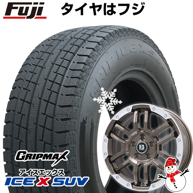 【新品】輸入車用 ラングラー スタッドレスタイヤ ホイール4本セット 265/70R17 アイスX SUV BSW(限定2022年製) ビッグウエイ B LUGNAS FRD 17インチ :fuji 20501 137800 38768 38768:フジコーポレーション