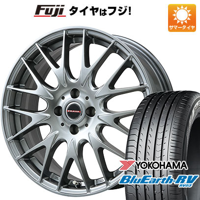 【パンク保証付】【新品国産5穴114.3車】 夏タイヤ ホイール4本セット 205/50R17 ヨコハマ ブルーアース RV 03 ビッグウエイ LEYSEEN プラバ9M 17インチ :fuji 1672 114829 39075 39075:フジコーポレーション