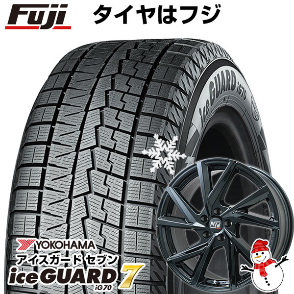 【パンク保証付】【新品】輸入車用 ボルボ（V40） スタッドレスタイヤ ホイール4本セット 225/40R18 ヨコハマ アイスガード セブンIG70 MSW 80 18インチ :fuji 14261 140059 36242 36242:フジコーポレーション