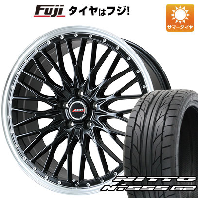 【パンク保証付き】【新品国産5穴114.3車】 夏タイヤ ホイール４本セット 245/45R20 ニットー NT555 G2 プレミックス MER PROMESH 20インチ :fuji 1481 137742 37343 37343:フジコーポレーション