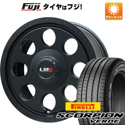 【新品国産5穴114.3車】 夏タイヤ ホイール4本セット 215/70R16 ピレリ スコーピオン ヴェルデ レアマイスター LMG CS 8 マットブラック 16インチ :fuji 1581 138599 15757 15757:フジコーポレーション