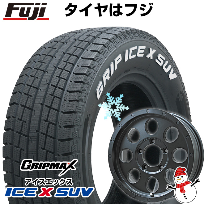 【新品】ジムニーシエラ スタッドレスタイヤ ホイール4本セット 215/70R16 グリップマックス アイスX SUV RWL(限定2022年製) レアマイスター LMG CS-8 16インチ