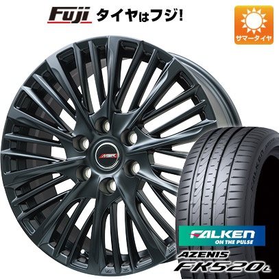 AZENIS - 【新品国産車用 5穴114.3車】 夏タイア 車輪4本仕掛ける 255/35R20 ファルケン アゼニス FK520L プレ交ぜ合わせる MER-X(引っ敷き黒いこと) 20in タイヤ、ホイール-車、バイク、自転車-夏タイヤ、ホイールセット