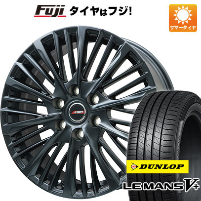 【新品国産5穴114.3車】 夏タイヤ ホイール４本セット 225/45R18 ダンロップ ルマン V+(ファイブプラス) プレミックス MER X(マットブラック) 18インチ :fuji 1261 145891 40693 40693:フジコーポレーション