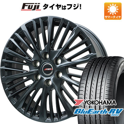 【パンク保証付】【新品国産5穴114.3車】 夏タイヤ ホイール4本セット 245/35R20 ヨコハマ ブルーアース RV 03 プレミックス MER X(マットブラック) 20インチ :fuji 1307 137711 36861 36861:フジコーポレーション