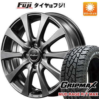 【新品】ライズ/ロッキー（ガソリン） 夏タイヤ ホイール4本セット 195/65R16 マッドレイジR/T MAX RWL(限定) MID ユーロスピード G10(NEW) 16インチ :fuji 21101 144380 32791 32791:フジコーポレーション