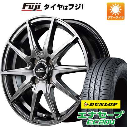 クーポン配布中 【新品国産4穴100車】 夏タイヤ ホイール4本セット 175/65R14 ダンロップ エナセーブ EC204 MID シュナイダー SLS 14インチ :fuji 21961 144298 25602 25602:フジコーポレーション