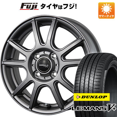 【新品 軽自動車】N BOX タント ワゴンR 夏タイヤ ホイール4本セット 155/65R14 ダンロップ ルマン V+(ファイブプラス) トピー シビラ NEXT PX 14インチ :fuji 21721 144886 40642 40642:フジコーポレーション