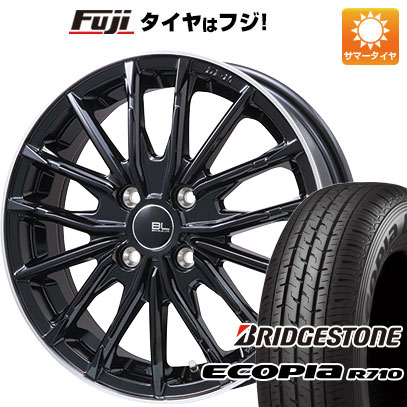 【新品 軽自動車】軽トラ 軽バン 夏タイヤ ホイール4本セット 145/80R12 80/78N ブリヂストン エコピア R710(限定) ブランドルライン DF 10M 12インチ :fuji 21681 144594 27205 27205:フジコーポレーション